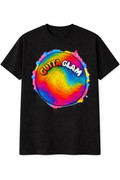 Multi ColorThumb Print Graphic Tee