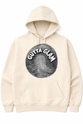 Cream Colored Thumb Print Hoodie